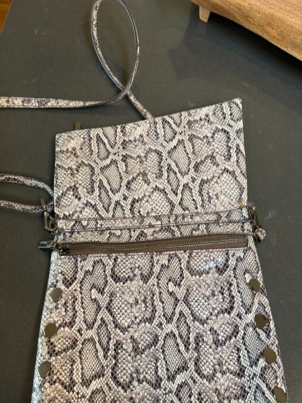 HAMMITT VIP MEDIUM SNAKE GUNMETAL - Picture 13 of 15